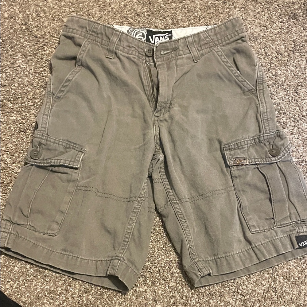 Vans Gray Cargo Shorts for boys